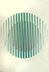 Circulo Verde by Lothar Charoux, 1976, serigrafia, offered May 2020