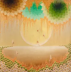 Sem Título by Mario Campello, 1975, óleo sobre tela, offered May 2020