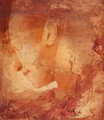 Figura by Carlos Araujo, óleo sobre madeira, offered May 2020