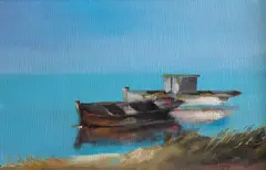 Marinha - Bahia by Jenner Augusto, 1979, óleo sobre tela, offered May 2020