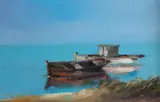 Jenner Augusto, Marinha - Bahia, 1979, óleo sobre tela