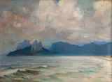 Paulo Gagarin, Paisagem do Rio de Janeiro, óleo sobre tela