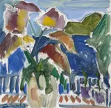 Antonio Helio Cabral, Flores e Paisagem, óleo sobre tela