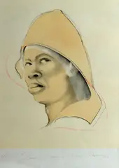 Figura Masculina by Carlos Araujo, 1952, litografia, offered May 2020