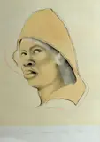 Carlos Araujo, Figura Masculina, 1952, litografia