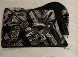 Livio Abramo, Sem Título, xilogravura