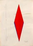 Hércules Barsotti, Projeto para Pintura, acrílica sobre papel