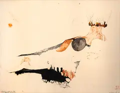 Sem Título by Wesley Duke Lee, 1961, técnica mista sobre cartão, offered May 2020