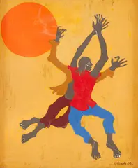Sem Título by Clóvis Graciano, 1978, óleo sobre tela, offered May 2020