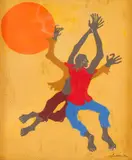 Sem Título by Clóvis Graciano, 1978, óleo sobre tela, offered May 2020