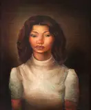 Retrato de Zuila by Di Cavalcanti, óleo sobre tela, offered May 2020