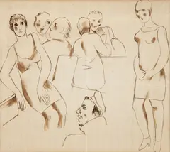 Ismael Nery, Cabaré, sépia sobre papel