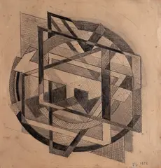 Estudo Geométrico by Samson Flexor, 1956, grafite sobre papel, offered May 2020