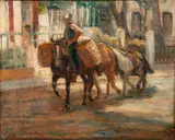 Georgina de Albuquerque, Homem com cavalos