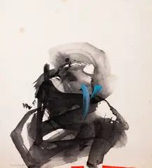 Sem Título by Manabu Mabe, técnica mista sobre cartão, offered May 2020