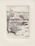 Anita Malfatti, Paisagem, gravura em metal