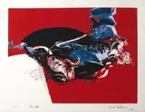 Manabu Mabe, Sem Título, 1985, serigrafia