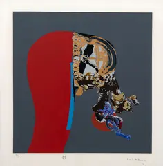 Sem Título by Manabu Mabe, 1991, serigrafia, offered Mar 2020