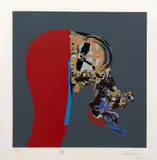 Manabu Mabe, Sem Título, 1991, serigrafia