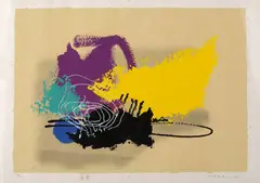 Sem Título by Manabu Mabe, 1995, serigrafia, offered Mar 2020