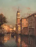 Antoine Bouvard, Veneza, óleo sobre tela