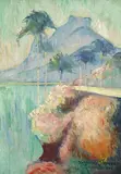 Yvonne Visconti, Pedra da Gávea, 1982, óleo sobre madeira