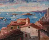 Guido Totoli, Marinha, óleo sobre tela
