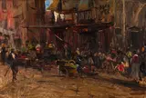 Nicolas De Corsi, Cidade, óleo sobre tela
