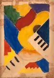 Antonio Gomide, Sem Título, aquarela sobre papel