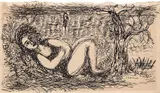 Chanina, Desenhos para ilustração de livro de Autran Dourado, nanquim sobre papel