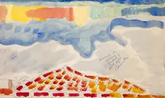 Sem Título by José Resende, 1973, aquarela sobre papel, offered Mar 2020
