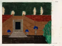 Sem Título by Eleonore Koch, 1988, técnica mista sobre papel, offered Mar 2020