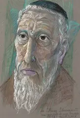 Rabino by Harry Elsas, pastel sobre papel, offered Mar 2020