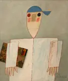 Gustavo Rosa, Menino com Livro, 1982, óleo sobre tela