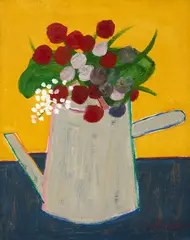 Bule com Flor by Gustavo Rosa, 1991, óleo sobre tela, offered Mar 2020