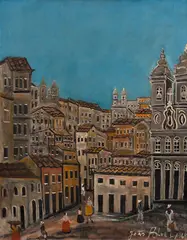 Sem Título by João Alves, 1968, óleo sobre tela, offered Mar 2020