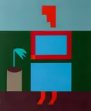 Dionísio del Santo, Figura Com Vaso Flores