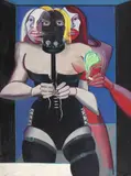 Maria Helena Chartuni, Mulheres, 1974, óleo sobre tela