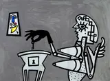 Victor Arruda, Sem Título, 1985, guache sobre papel
