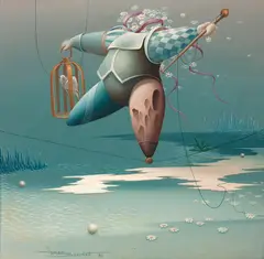 Sem Título by Roni Brandão, 1980, óleo sobre tela, offered Mar 2020