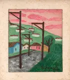 Amadeo Lorenzato, Casario, 1980, óleo sobre cartão