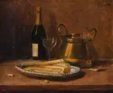Pedro Alexandrino Borges, Vinho, Taça e Aspargos