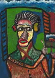 Auto Retrato by José Antônio da Silva, 1984, óleo sobre tela, offered Mar 2020