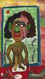 Mulher by José Antônio da Silva, 1986, óleo sobre tela, offered Mar 2020