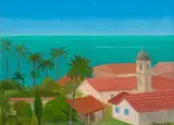 Francisco Rebolo, Paisagem, 1979, óleo sobre tela