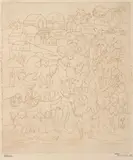 Tarsila do Amaral, Crianças no Vilarejo, 1970, água-forte sobre papel