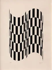 Sem Título by Luis Sacilotto, 1976, guache sobre papel, offered Mar 2020