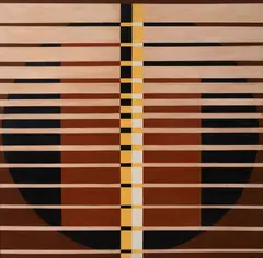 Mutações Cromáticas em Marrom by Israel Pedrosa, 1977, óleo sobre tela, offered Mar 2020
