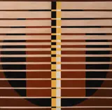 Israel Pedrosa, Mutações Cromáticas em Marrom, 1977, óleo sobre tela