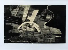 Sem Título by Roberto Burle Marx, 1984, litrogravura, offered Dec 2019